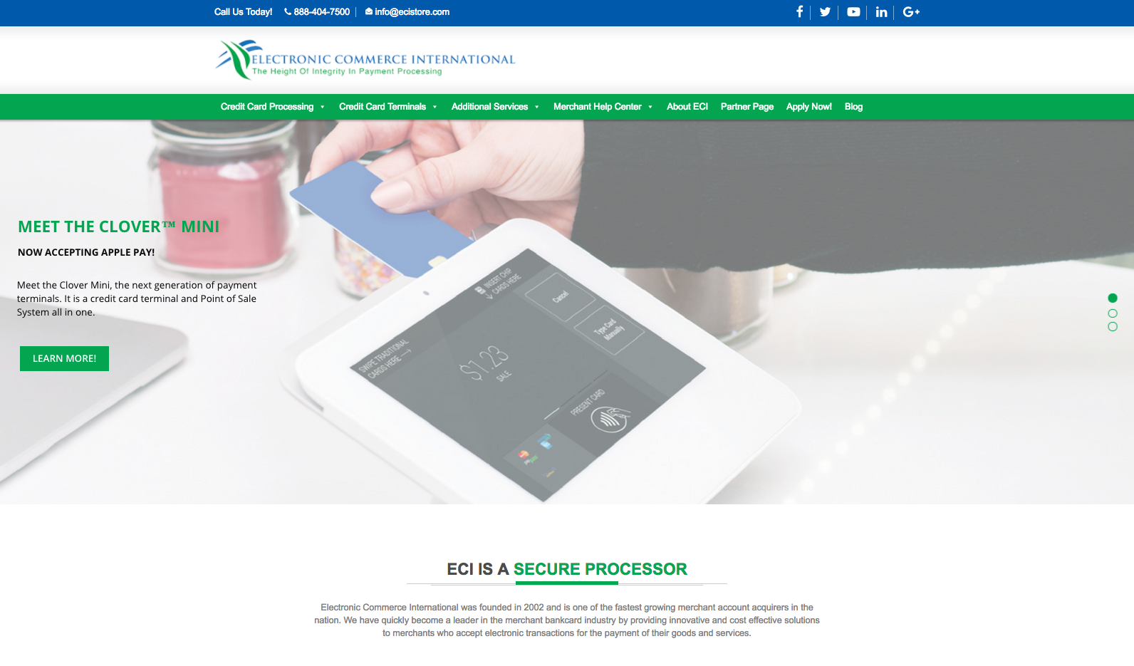 ECI Launches New Site